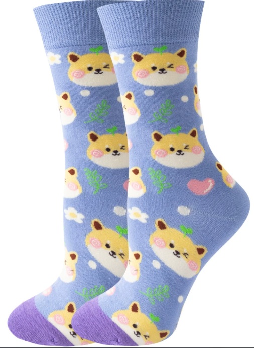 S-F1.4 SOCK2512-004 Pair Of Socks Size 36-43 Dog