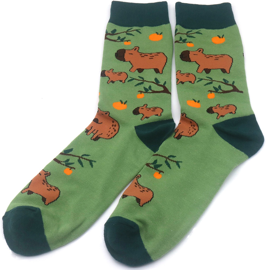 S-I2.4 SOCKS2548-003 Pair of Socks Size 38-45 Capybara