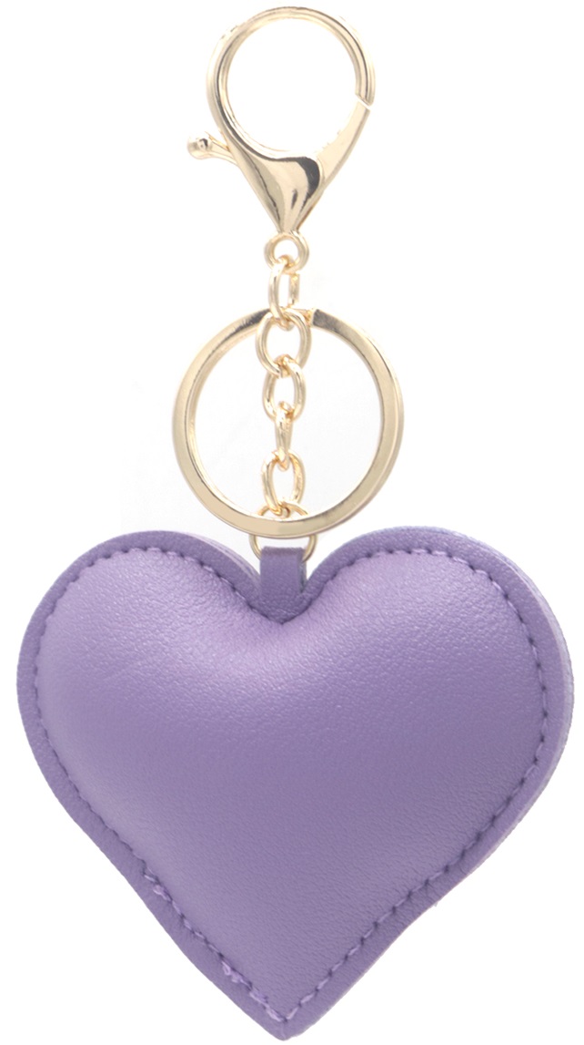 S-F6.3 KY2403-150-4 Keychain PU Heart 7.5cm