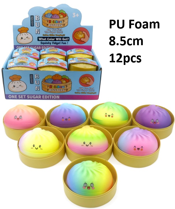 Y-F5.3 TOY003-010 PU Foam Dumpling 8.5cm - 12pcs
