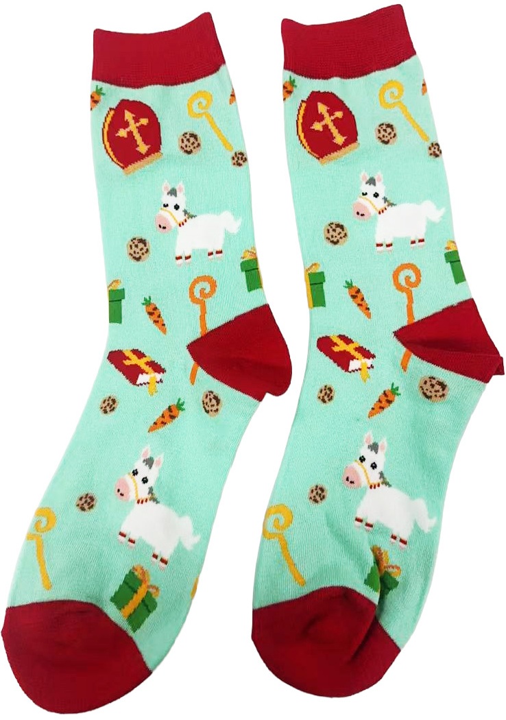S-H7.2 SS2623-002 Pair of Socks Size 36-43 Sinterklaas