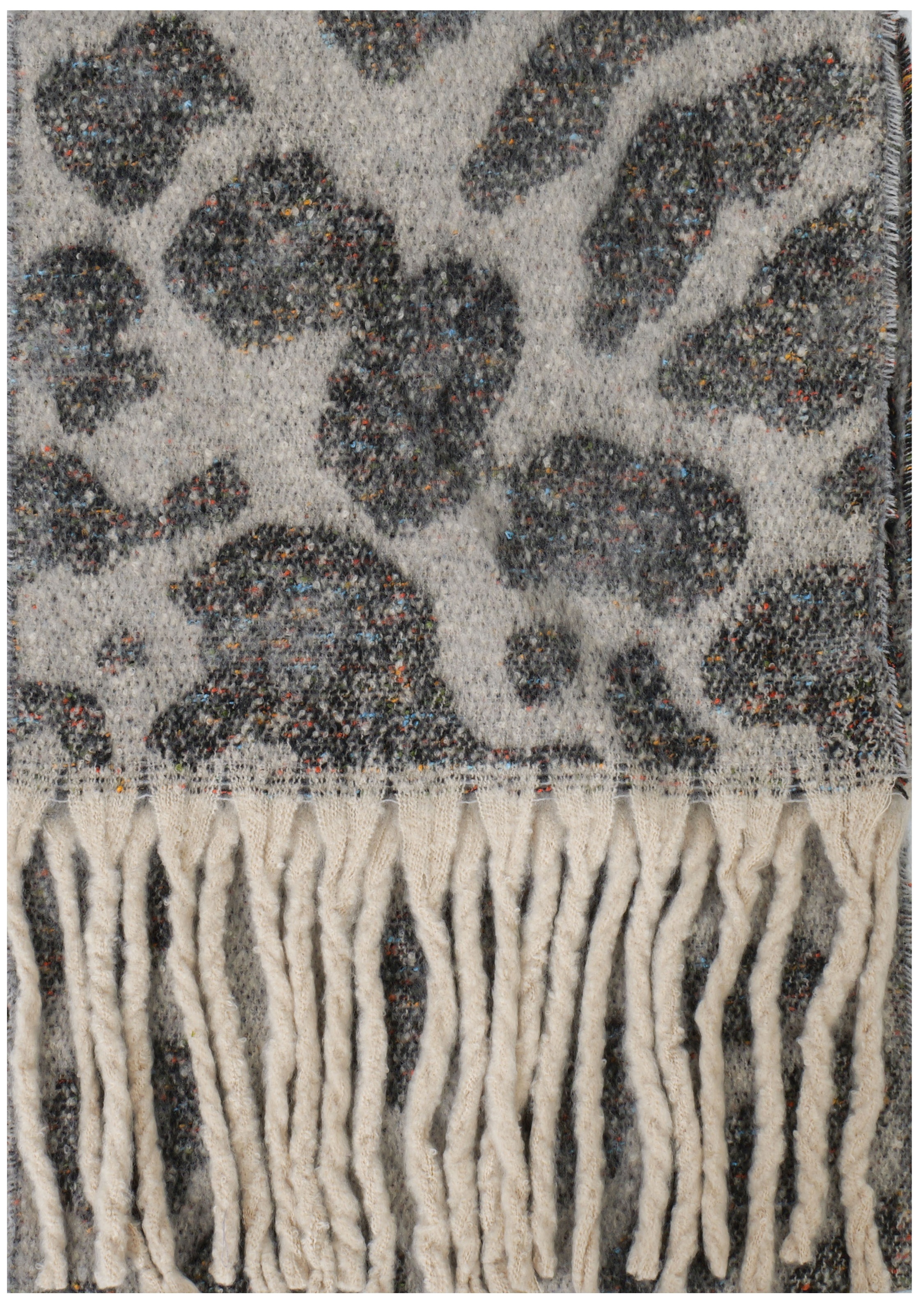 Z-C6.4  SCARF1007-051-2 Winter Scarf Leopard 190x40cm
