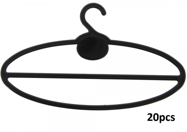 Z-C5.3 PK Scarf Ring 22x10cm Black - 20pcs
