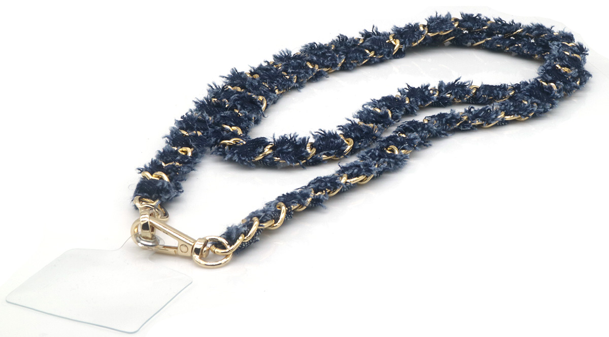 F-A14.1 KEY1027-008 Long Phone Cord Jeans 120cm