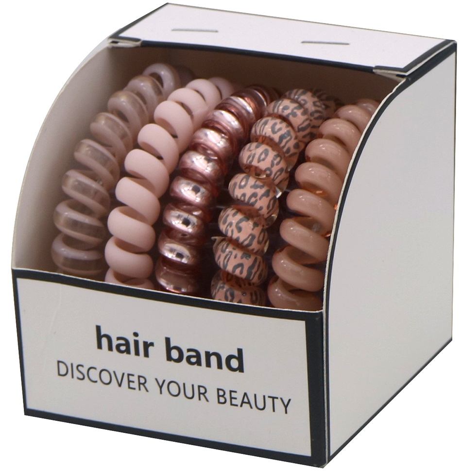 X-K1.2 H1129-001-5 Rubber Hair Bands 5pcs