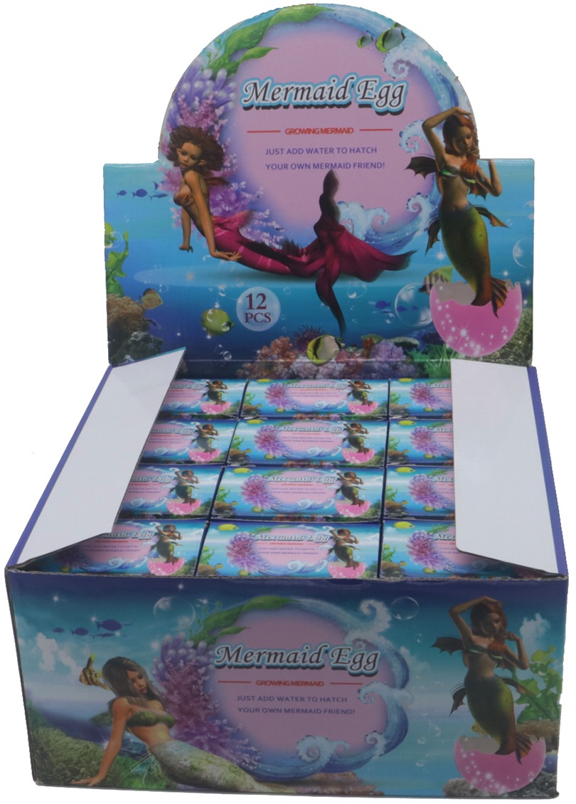 T-P4.2 TOY949-003 Mermaid Egg Growing Pet - 12pcs