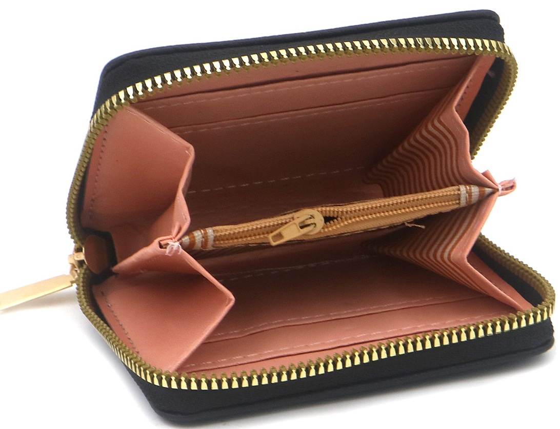 X-E1.1 WA1121-002-1 PU Wallet 11x9x2.5cm Black