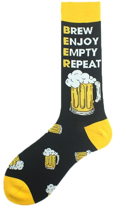 S-I7.1 SOCKS2246-036-25 Pair of Socks Size 38-45 Beer S-I7.1 SOCKS2246-036-25 Pair of Socks Size 38-45 Beer