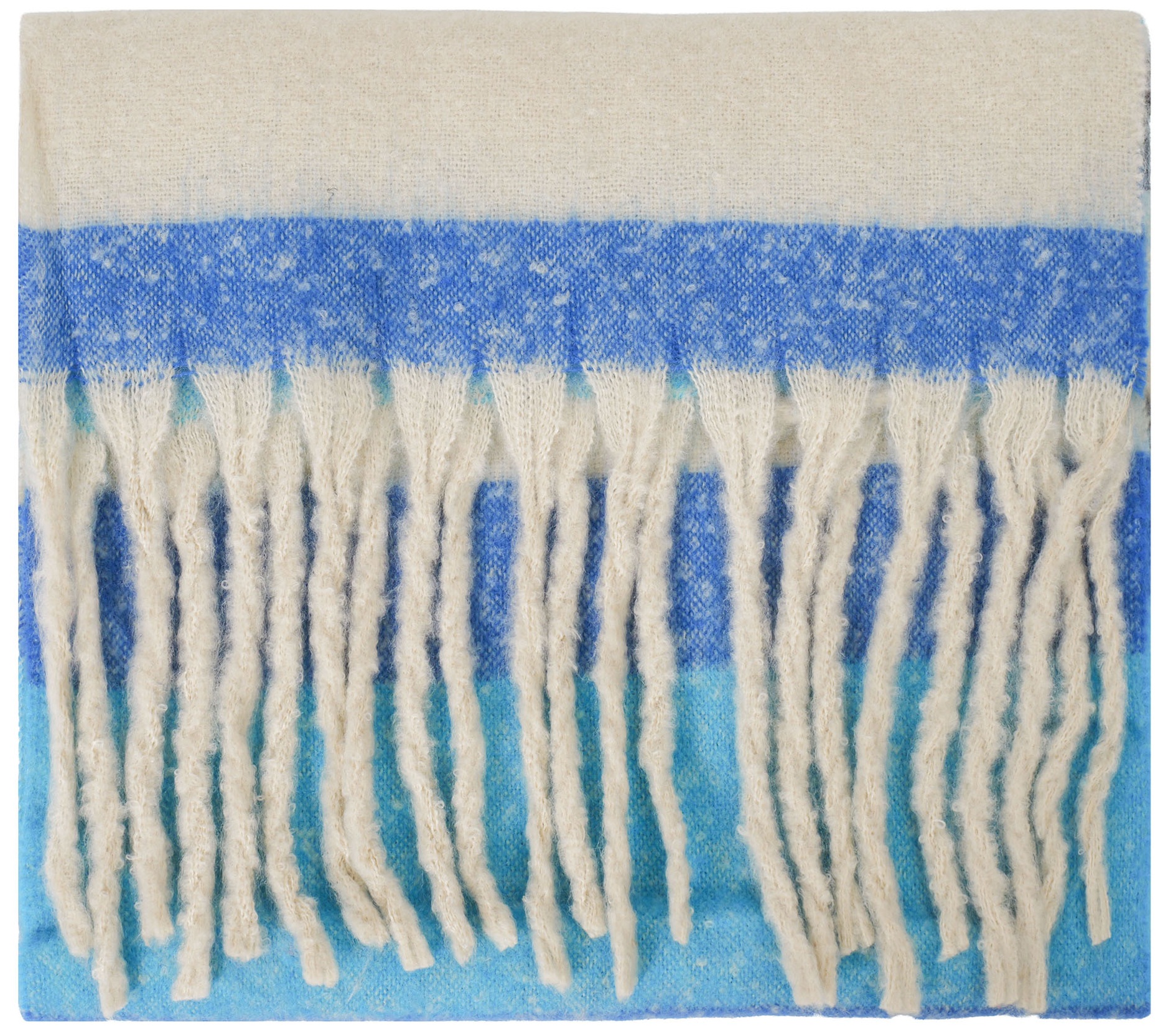R-P2.2 SCARF1007-034-7 Winter Scarf Striped 190x40cm