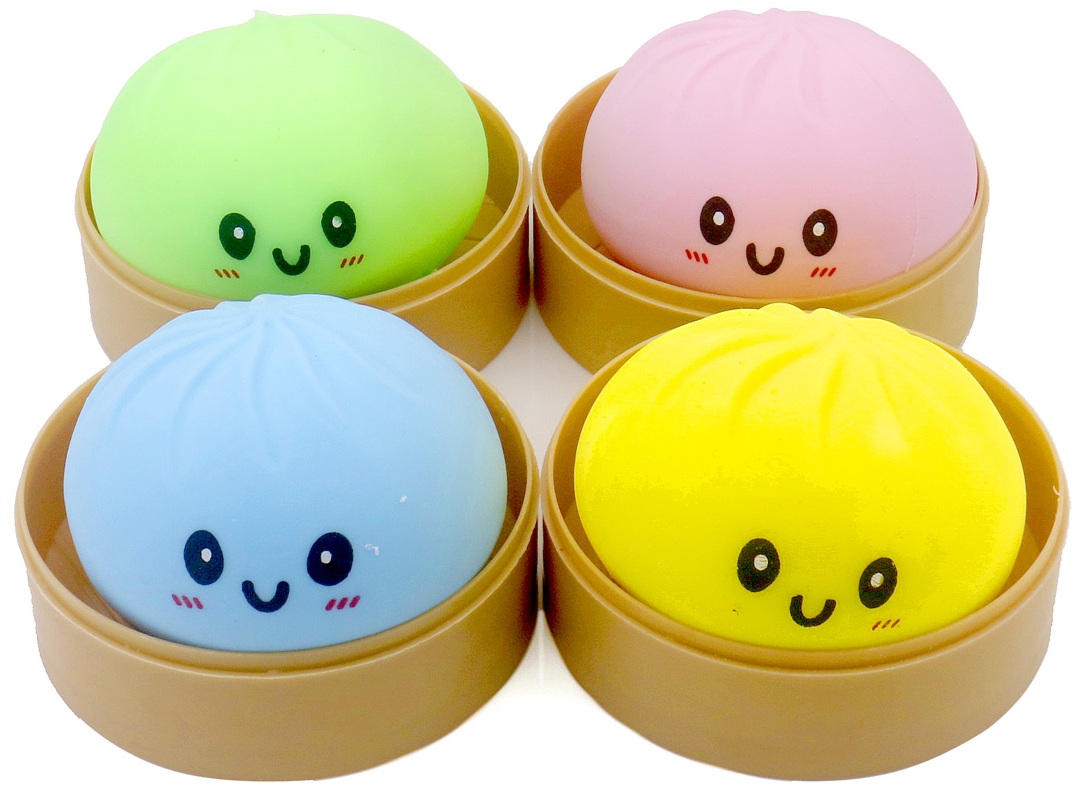 Q-A3.2 TOY006-002 Squishy Dumpling 8.5cm - 12pcs