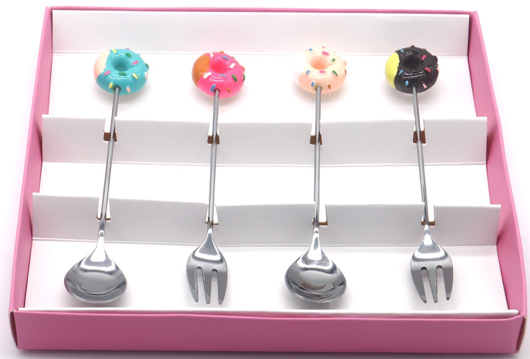 R-C2.2 DC1052-004 Cutlery Set Donuts 15.5x17x2.2cm