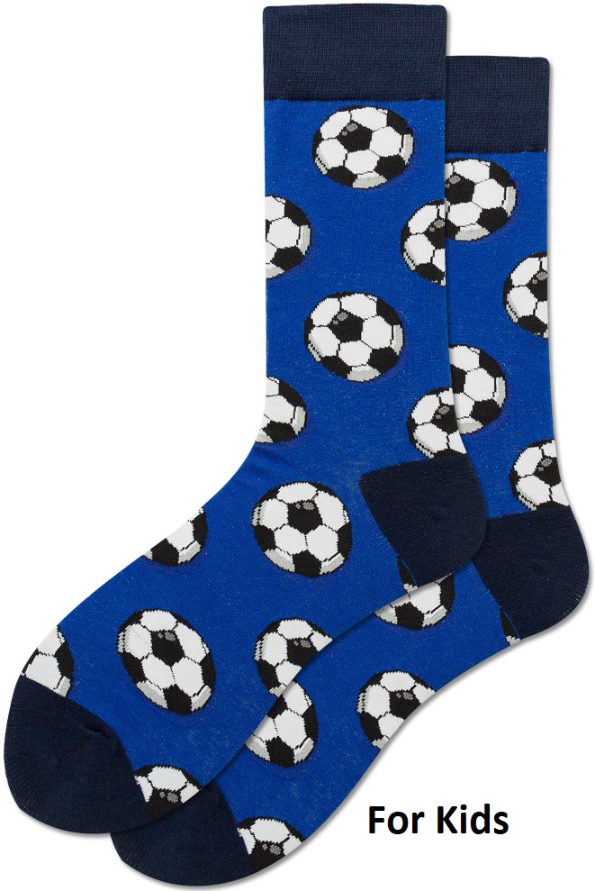 S-B1.3 SOCK2461-010 Socks Size 33-38 Football For Kids