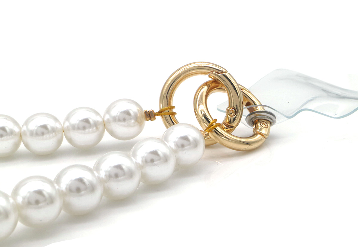 B-D24.2 KEY1027-007 Phone Cord Beads Pearls