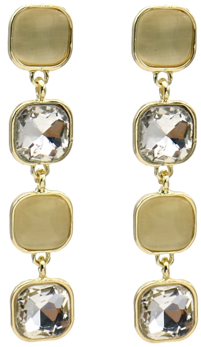 H-E9.2  E1145-003G Fashion Earrings Crystals 6cm