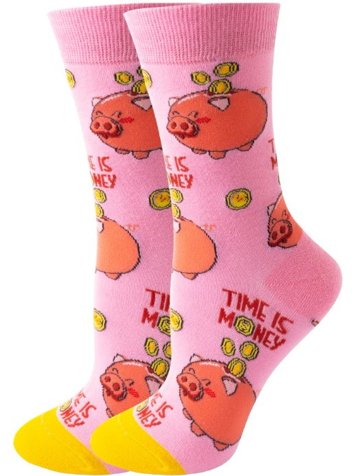 S-I8.2 SOCKS2512-021 Pair of Socks Size 36-43 Money