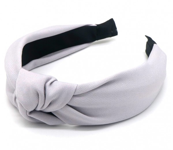 R-J2.1 H063-003 Headband Knot 3cm Grey