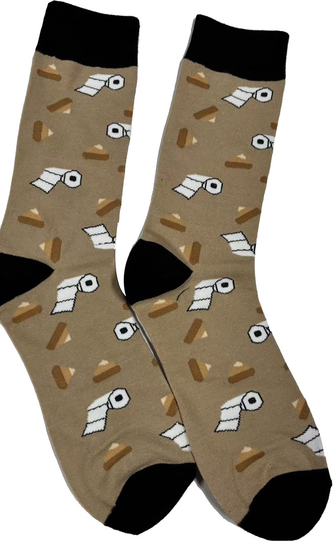 S-D1.3  SOCKS2512-139 Pair of Socks Size 38-45 Toilet Paper