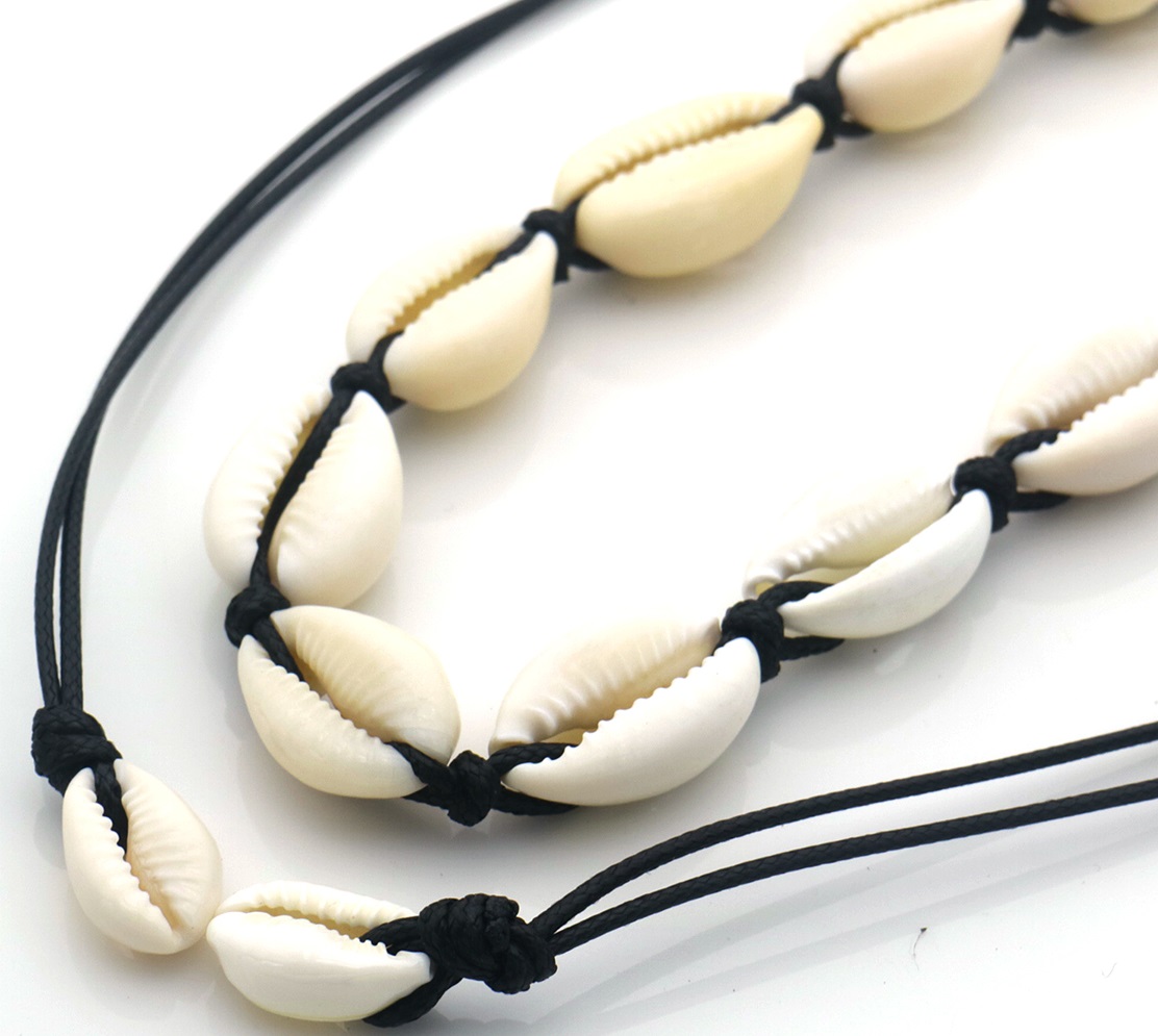 D-C14.1  N938-003A-2 Necklace Shells Adjustable
