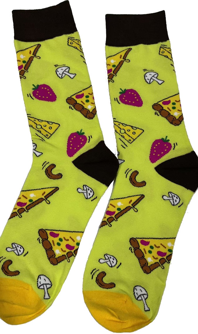 S-G8.4  SOCKS2512-131 Pair of Socks Size 38-45 Pizza