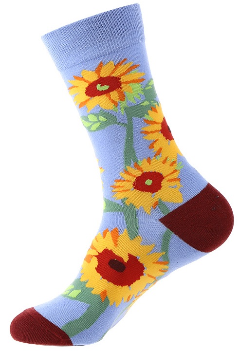 S-K3.2 SOCKS2246-046-16 Pair of Socks Size 38-45 Sunflowers S-K3.2 SOCKS2246-046-16 Pair of Socks Size 38-45 Sunflowers