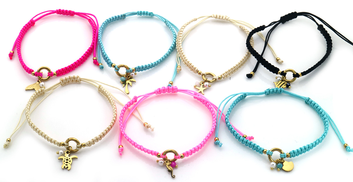 S-D3.4 B936-016  Stainless Steel Bracelet Set - 12pcs
