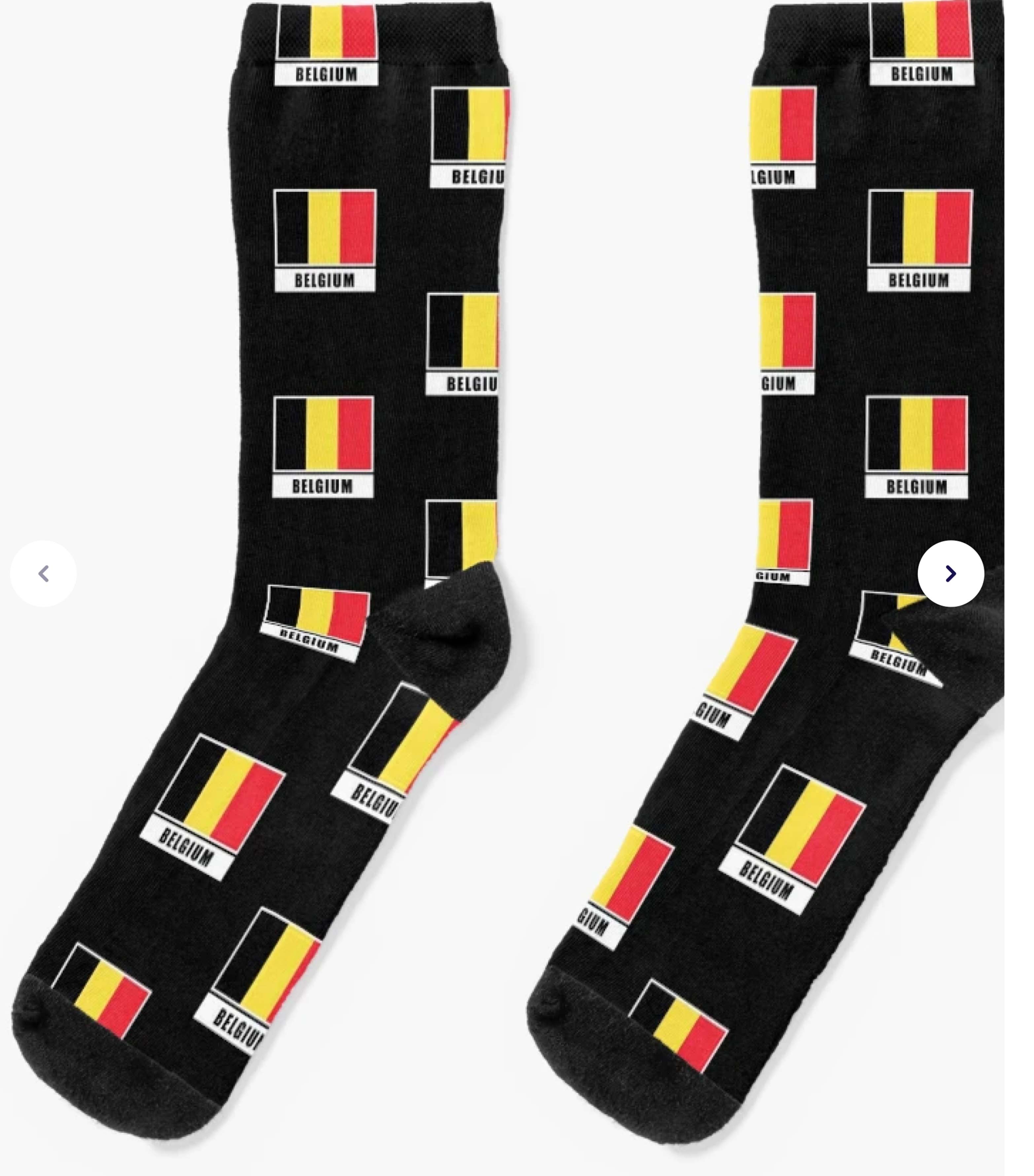 S-H6.2 SOCKS2312-095 Pair of Socks Size 38-46 Belgium