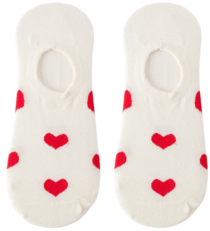 S-A7.2 2316-132-36 Ankle Socks Size 36-43 Hearts