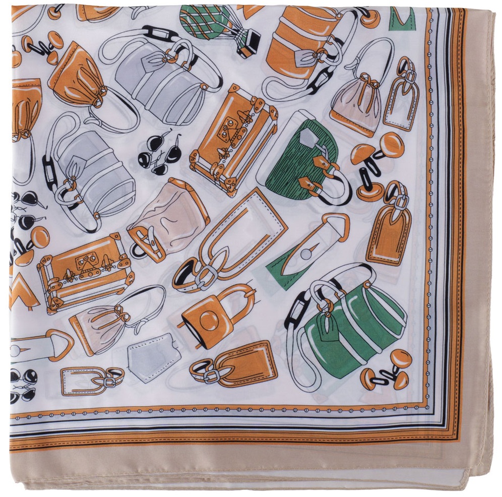 X-F4.2 SCARF1107-002-28 Summer Scarf 70x70cm