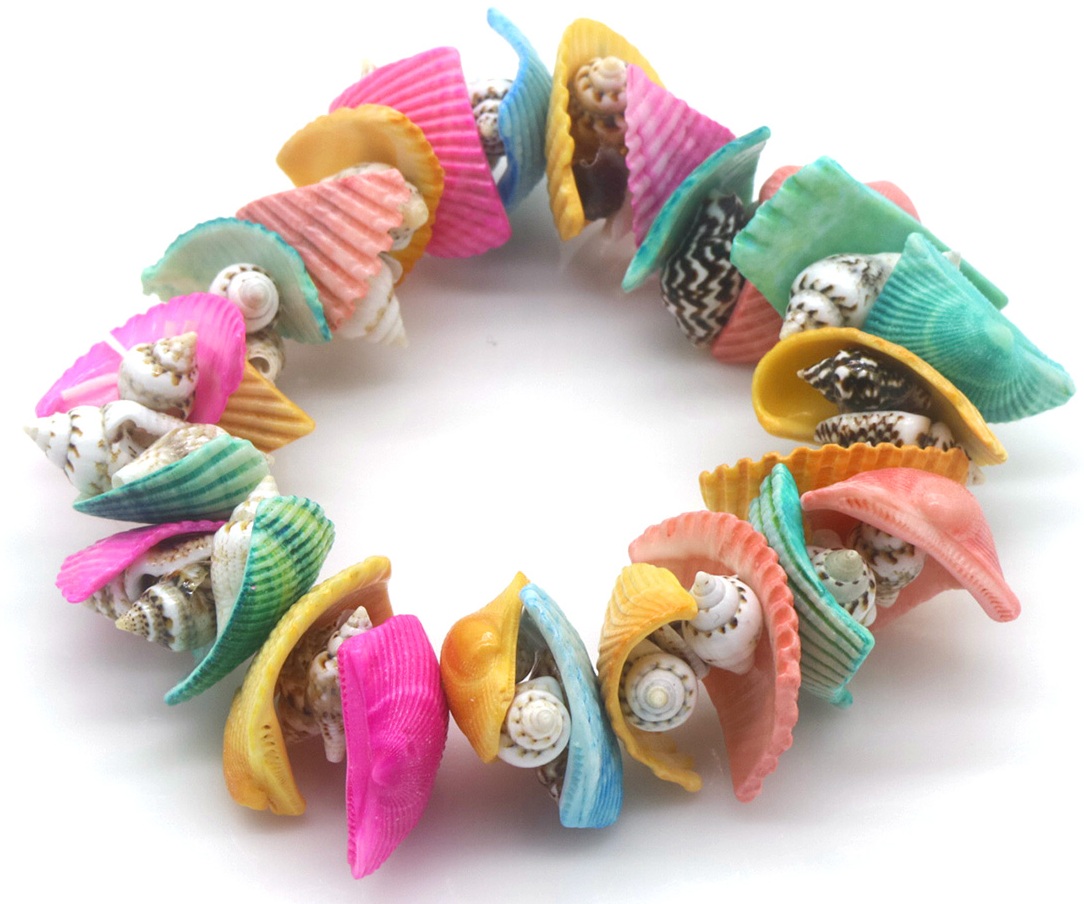 C-B1.1 B938-009 Elastic Bracelet Shells