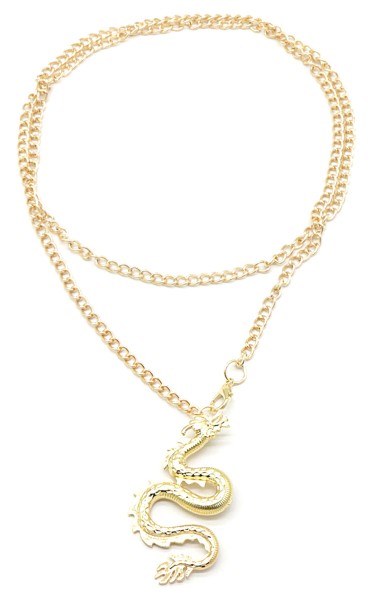 B-A5.4 BELT008-007G Chain Belt Dragon 70 - 100cm B-A5.4 BELT008-007G Chain Belt Dragon 70 - 100cm