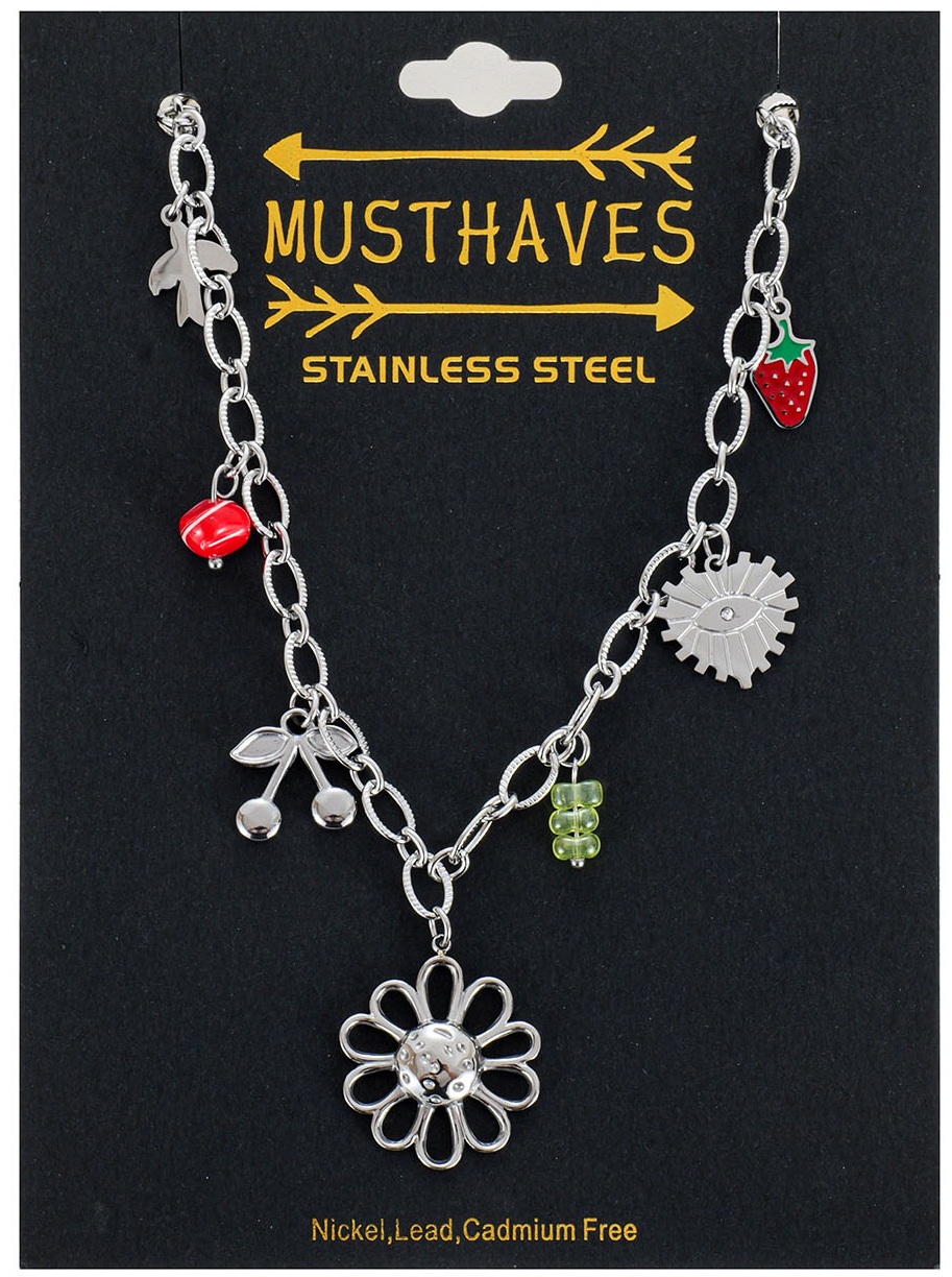 G-C11.2  N1160-032S S. Steel Necklace Charms 40-45cm