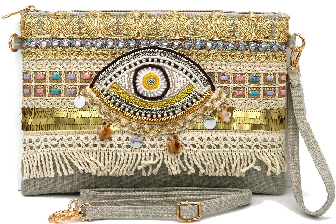 R-K4.2 BAG1123-006 Clutch with Eye 28x19cm