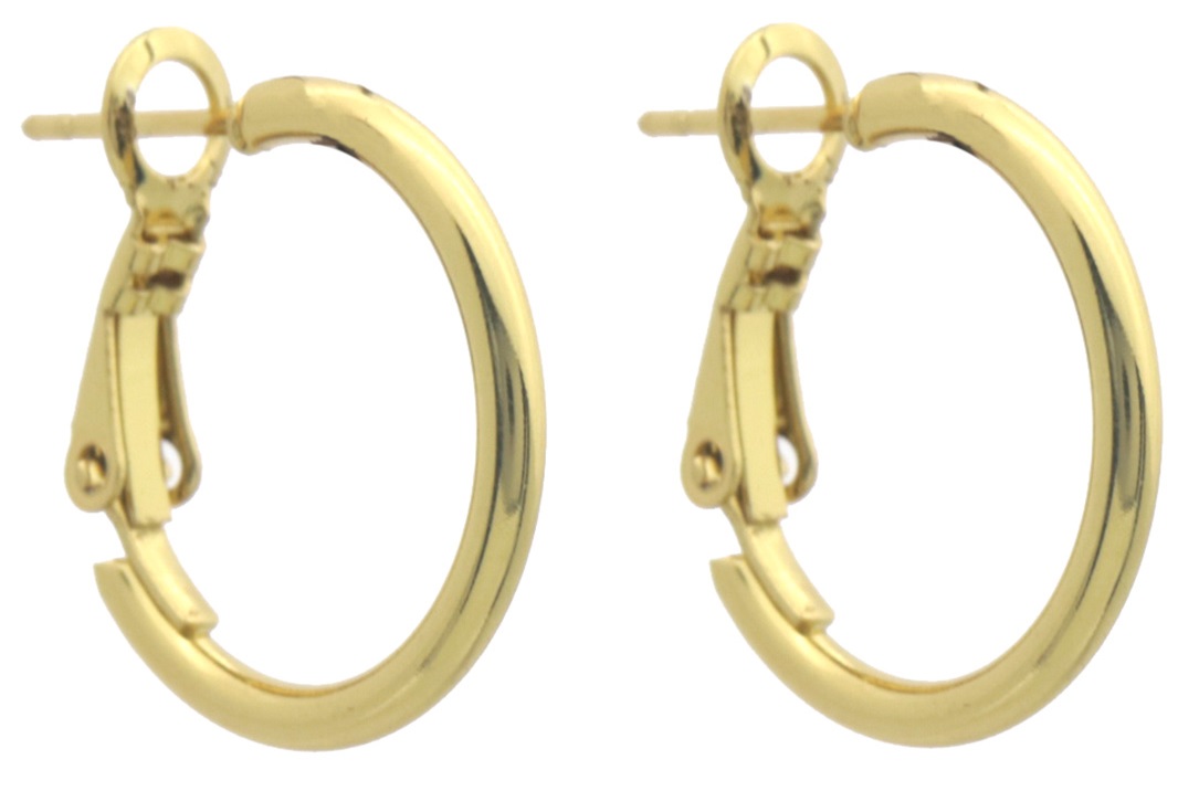 C-A21.1 E926-007G S. Steel Earrings Creoles 20mm