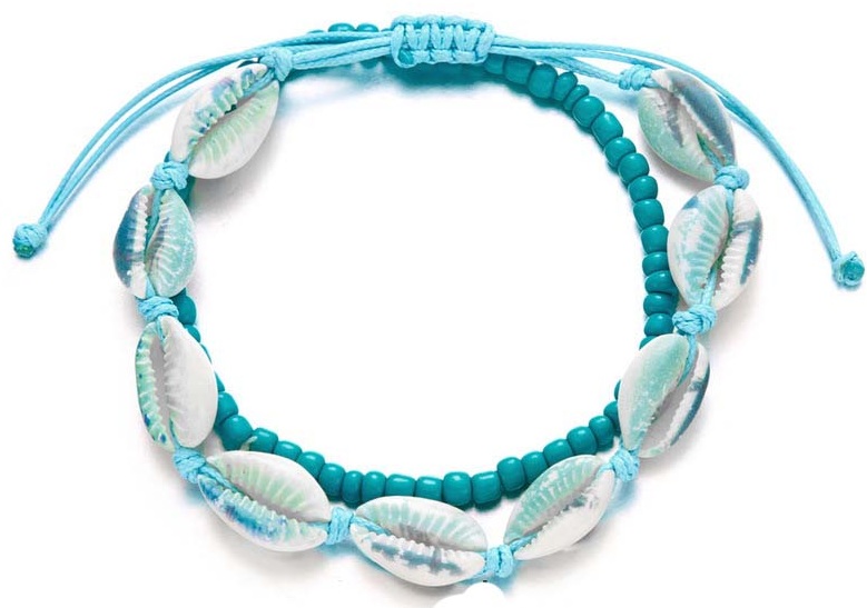 F-C14.2 ANK2540-001-4 Anklet Set Shells