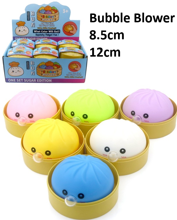 T-E7.1 TOY005-013 Dumpling Bubble Blower 8.5cm - 12pcs