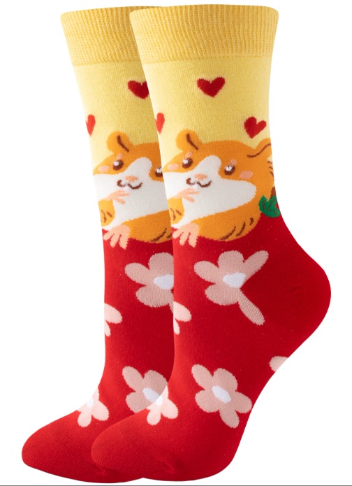 S-J1.2  SOCKS2512-011 Pair of Socks Size 36-43 Hamster