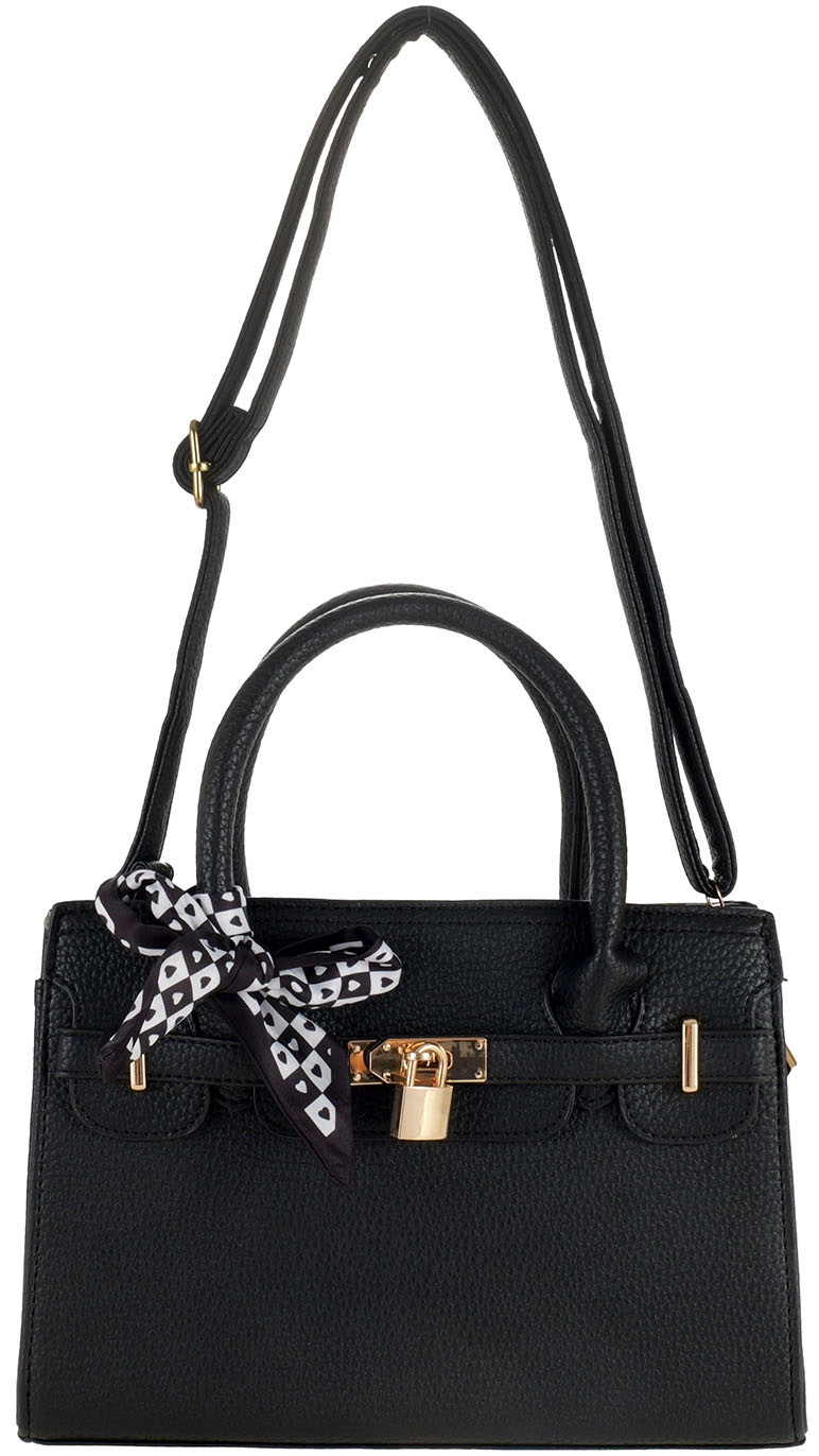 Z-F6.1 BAG1017-001-2 PU Bag 28x10x19cm  Black