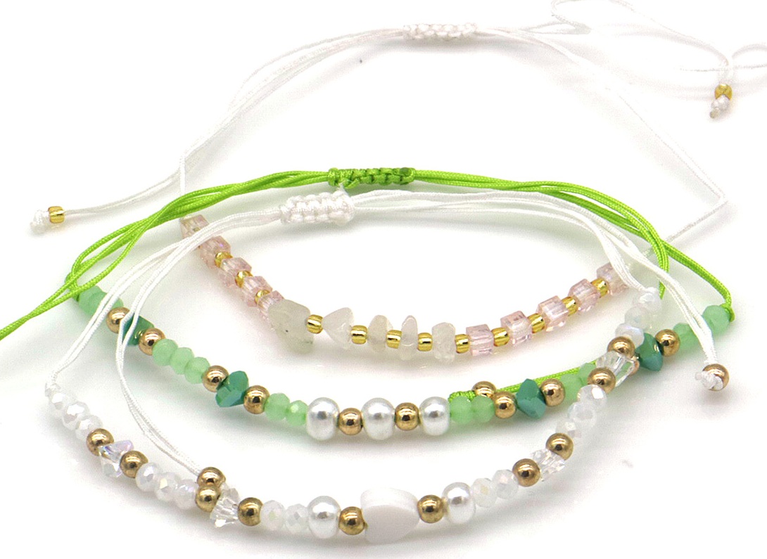C-B21.3 B1034-005 Bracelet Set Heart 3pcs