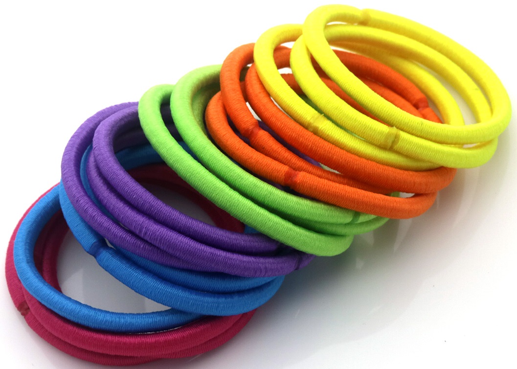 S-A4.3 H924-001-1 Hair Elastics - 18pcs