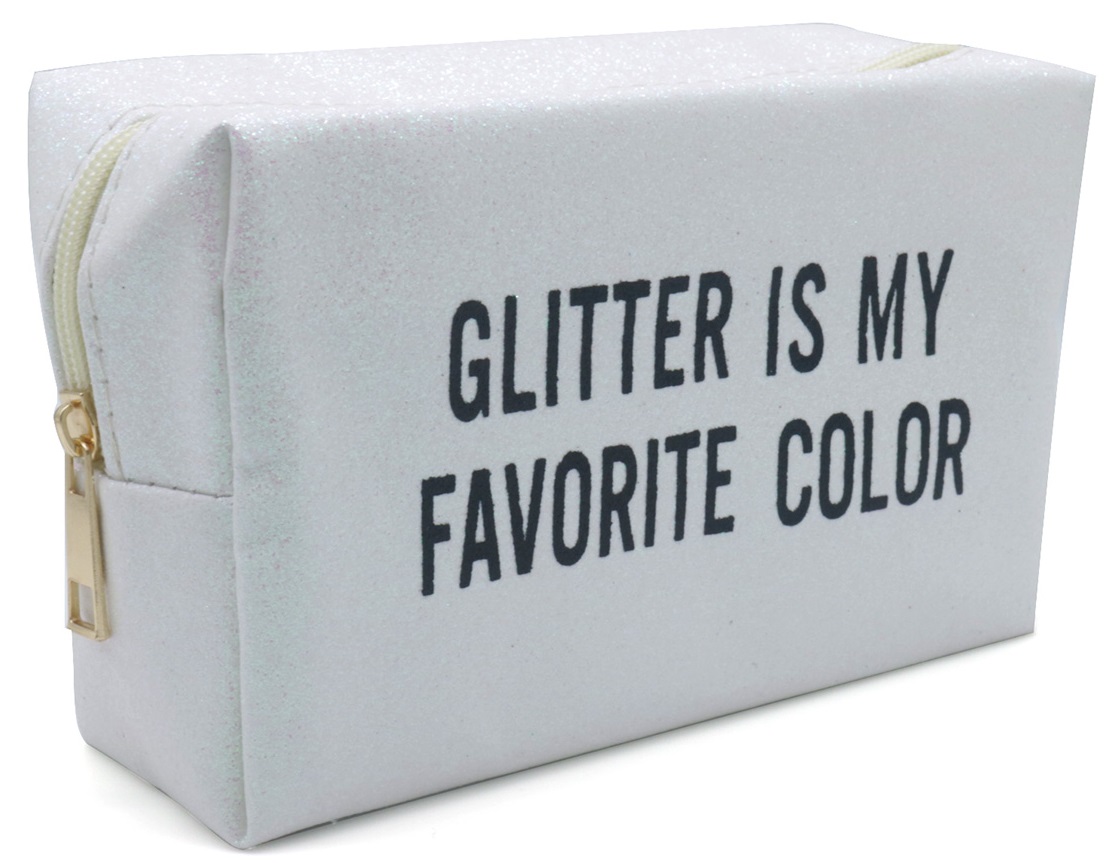 R-C4.1 BAG910-003-2 Make Up Bag Glitter 18x11x7.5cm
