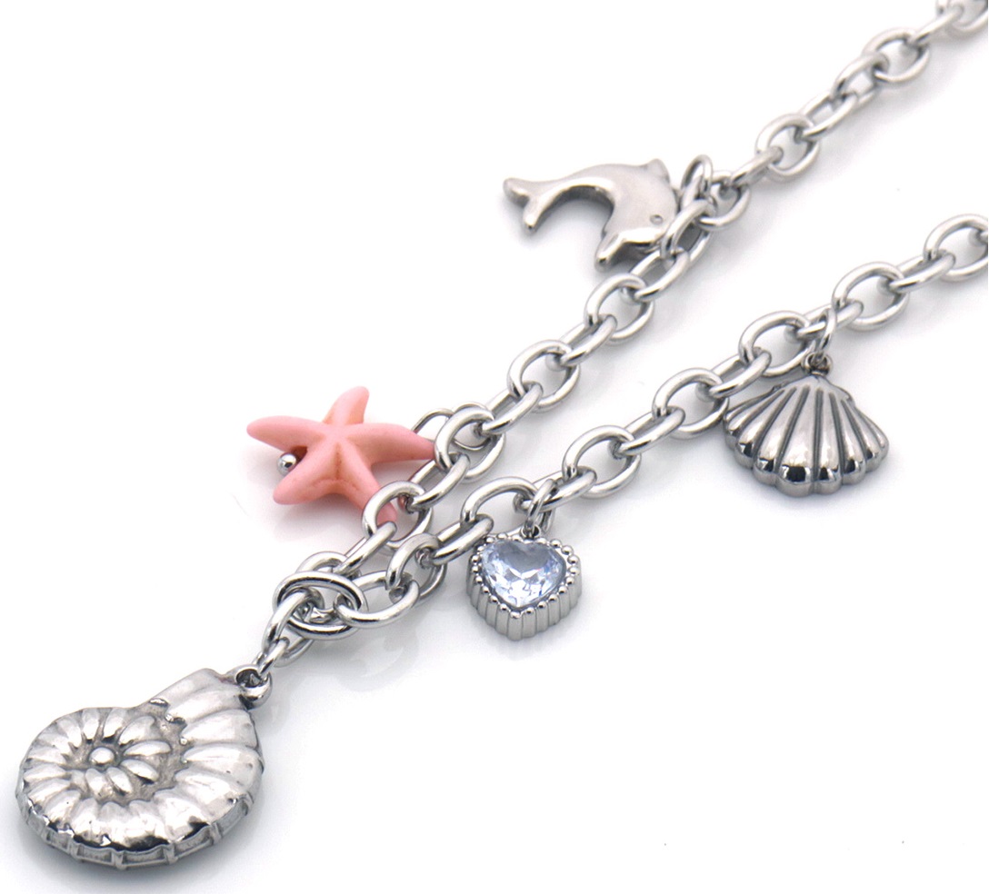 I-B7.2 N2503-004S S. Steel Necklace Charms 40-45cm
