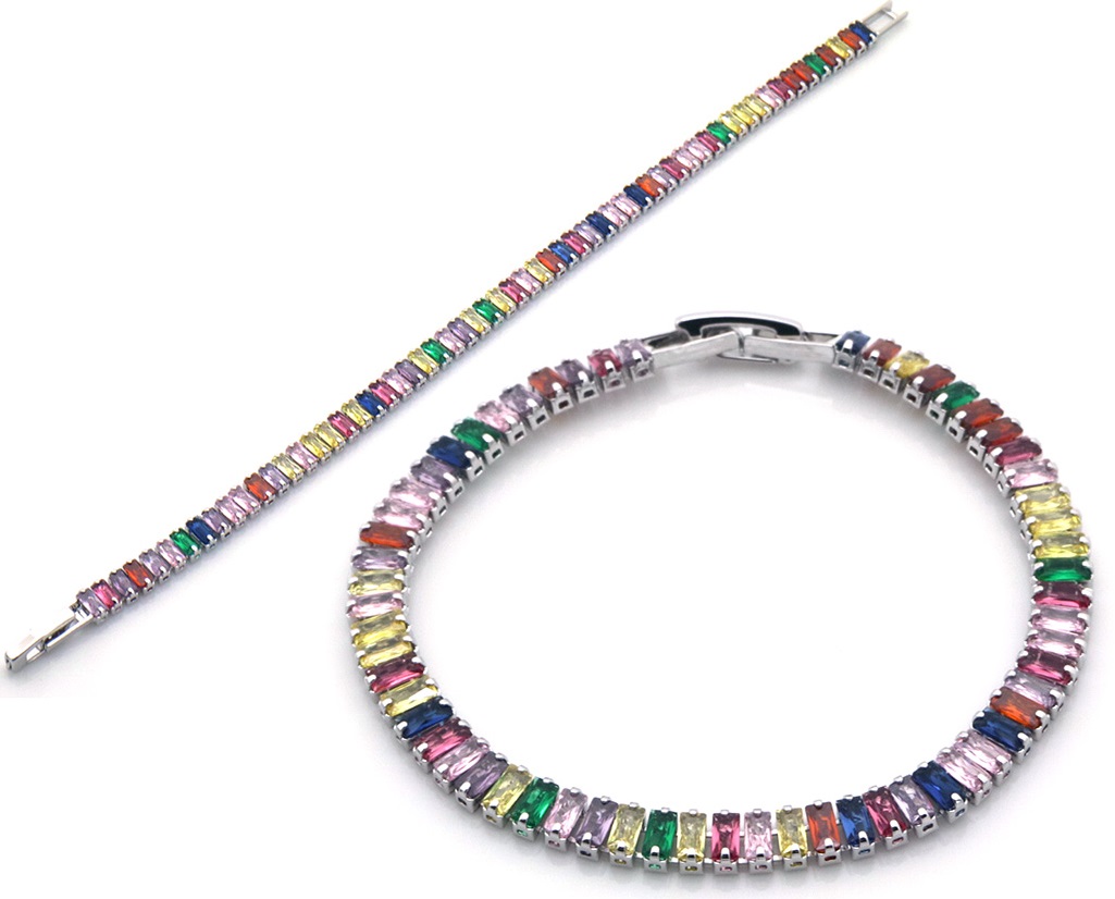 E-B5.1 B927-003S Tennis Bracelet CZ 16cm