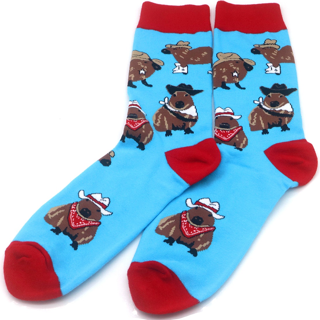 S-H8.2 SOCKS2548-009 Pair of Socks Size 38-45 Capybara