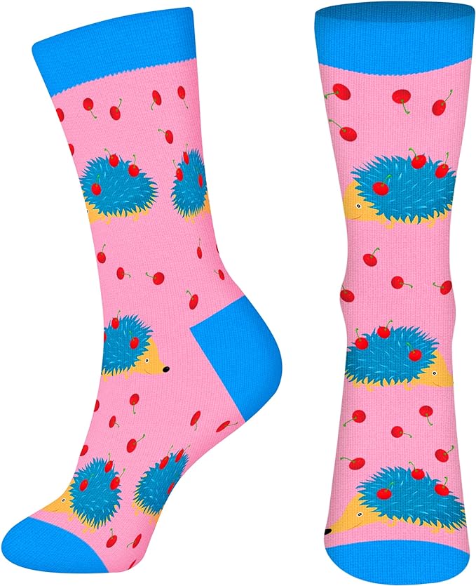 S-A8.4 SOCK2512-064 Pair Of Socks Size 38-45 Hedgehog