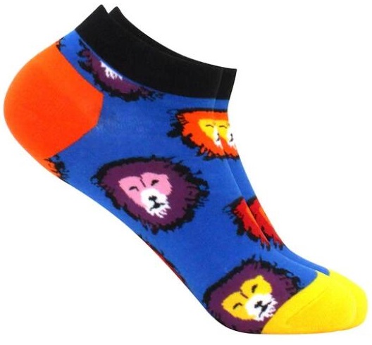 S-A6.5 SOCK2246-007-1 Ankle Socks Size 38-45 - Lion