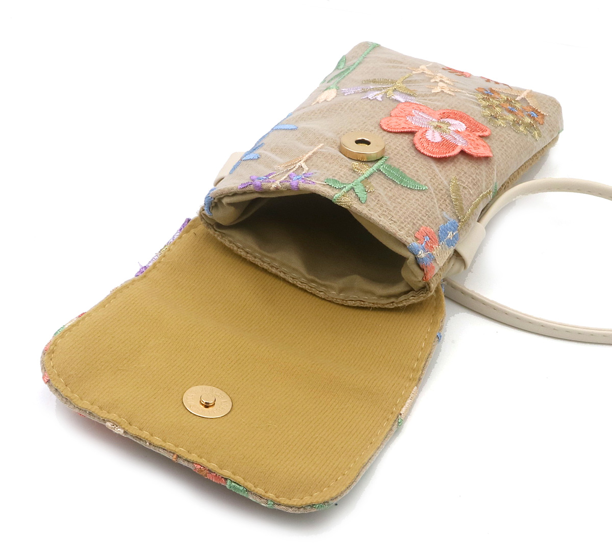 T-J6.1  BAG1123-005-2 Shoulder Bag Embroidered 18.5x12cm 