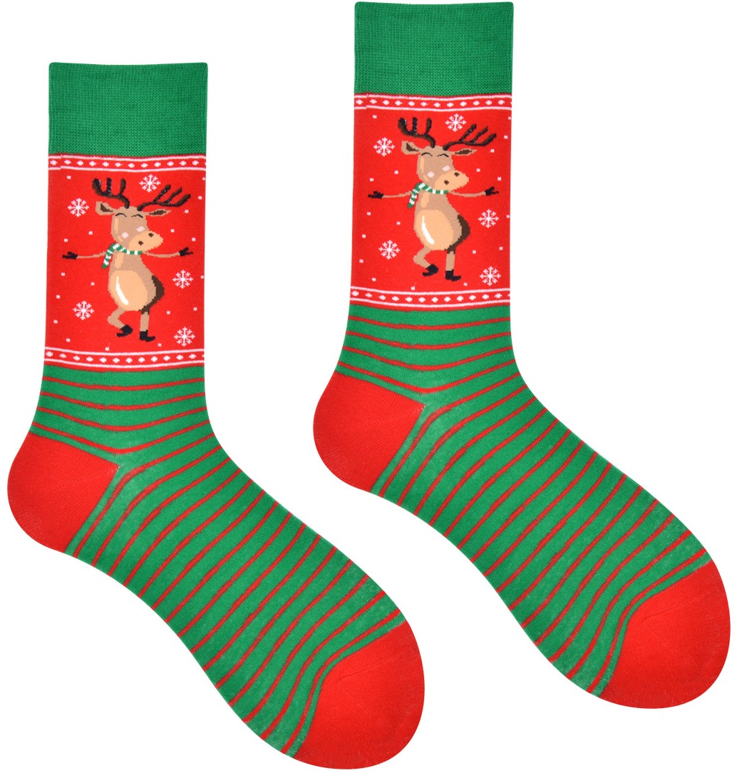 S-K1.1 SOCKS2438-113 Pair of Socks Size 38-45 Christmas