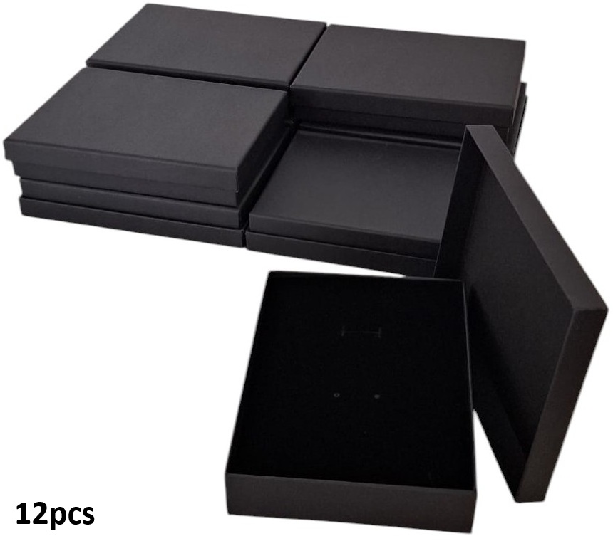Y-E5.1 PK1032-008 Gift Box 16x12x3cm - Black - 12pcs