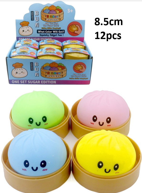 Q-A3.2 TOY006-002 Squishy Dumpling 8.5cm - 12pcs
