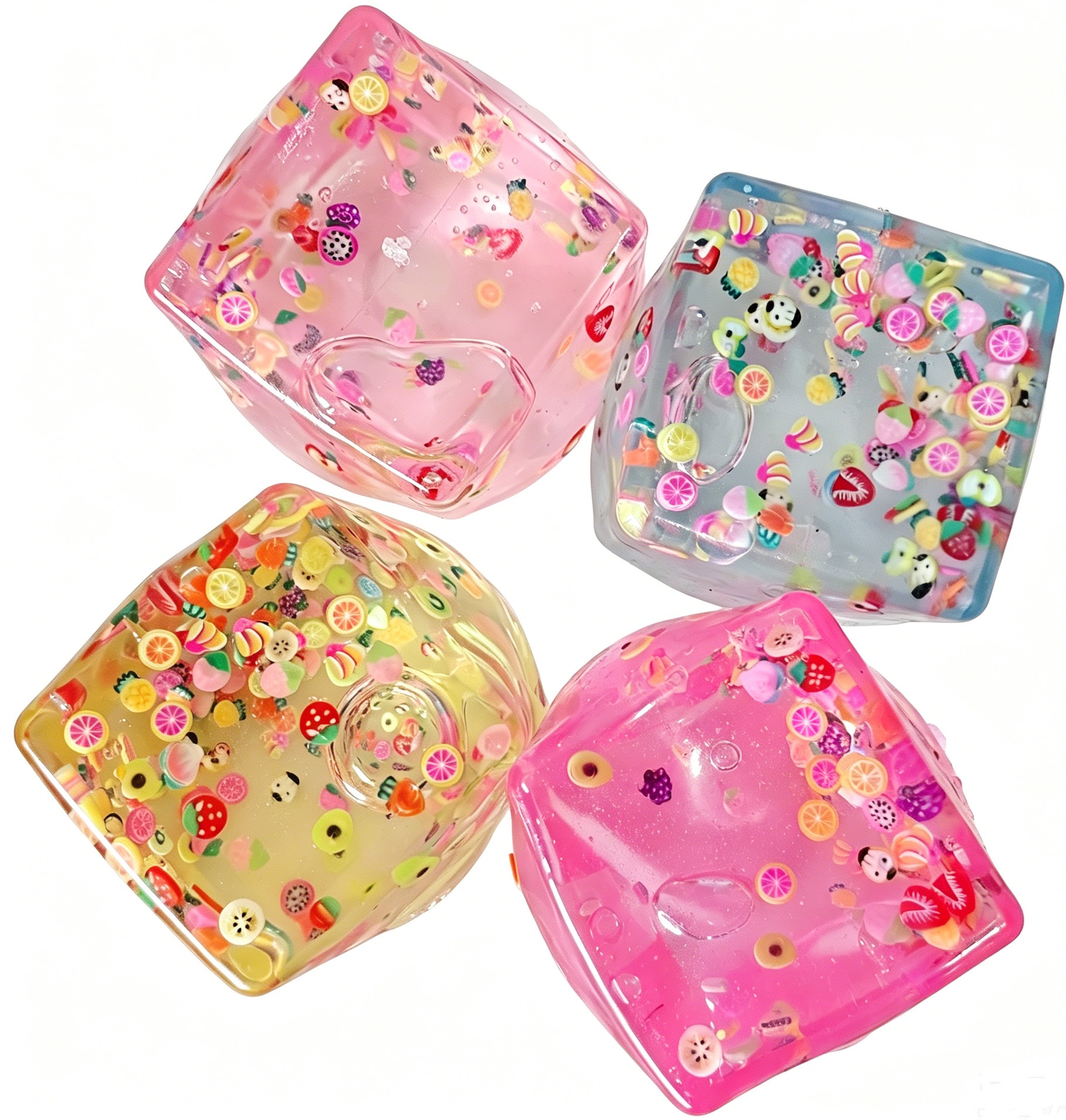 T-O8.1 TOY2611-111 Squish Cube Sugar - 12pcs Fruit